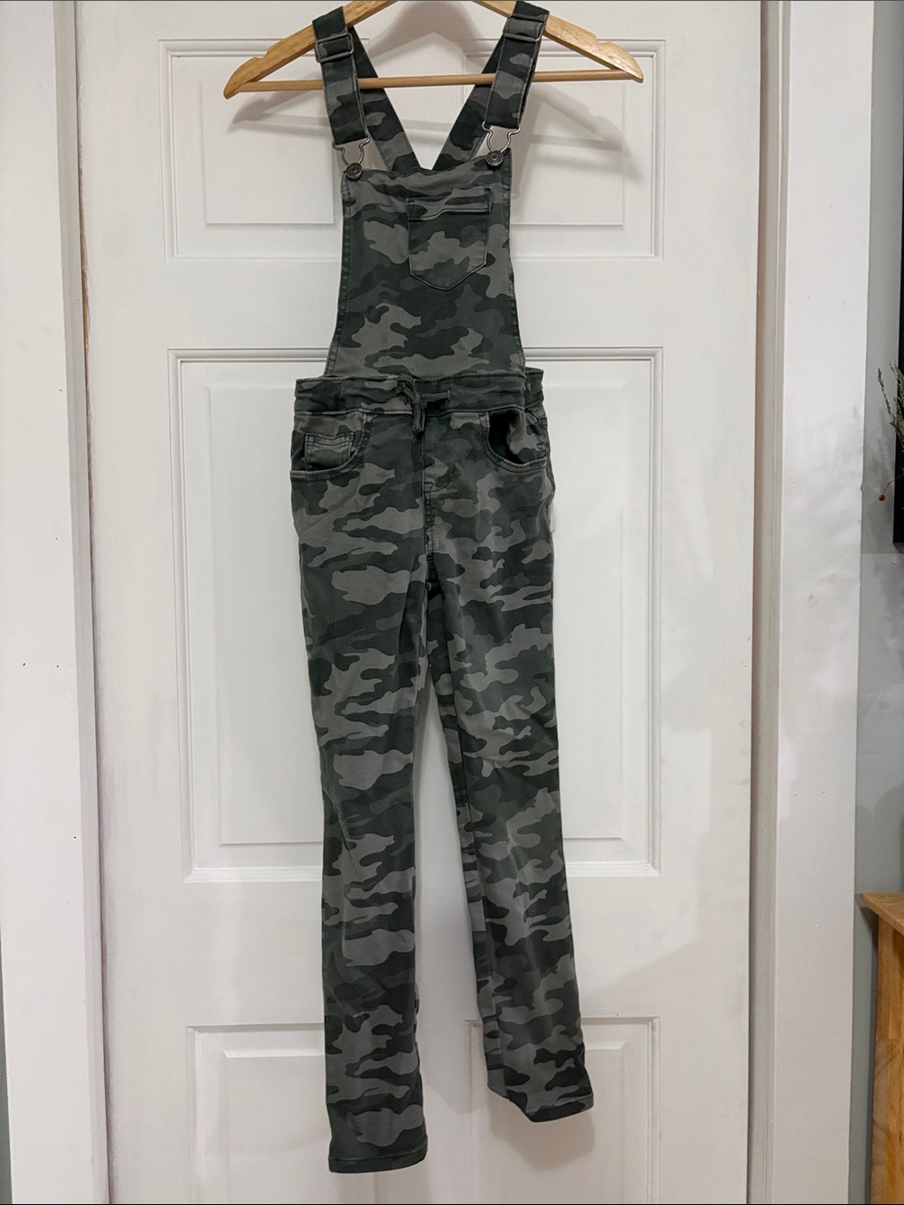 Cat & Jack Green and Gray Camo Kids Overalls